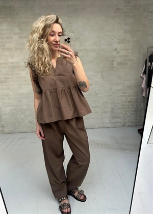 Blair-Ida sl top Chocolate Chip Selected Femme 